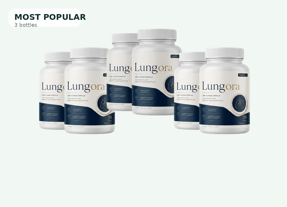 Lungora 3 bottle most popular package